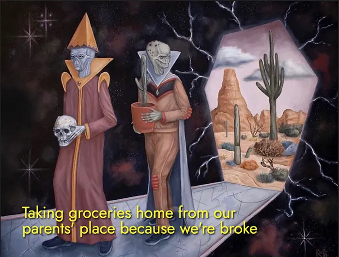 21 Hilarious Memes About Spirituality And Everyday Topics Inspired By Mark Rogers’ Art