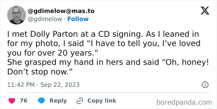 40 Of The Most Unforgettable Celebrity Encounters Shared On This X Thread