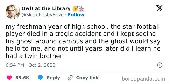 To Say Hello To A Ghost