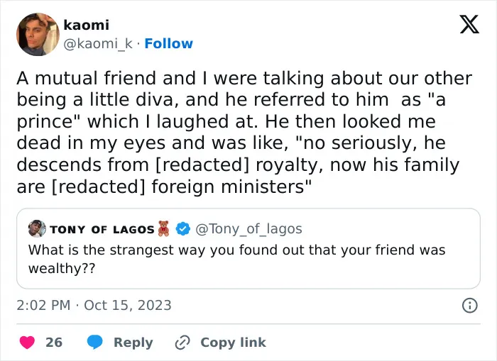 34 Stories About Humble People Who Turned Out To Be Absurdly Rich, As Shared In This Online Thread