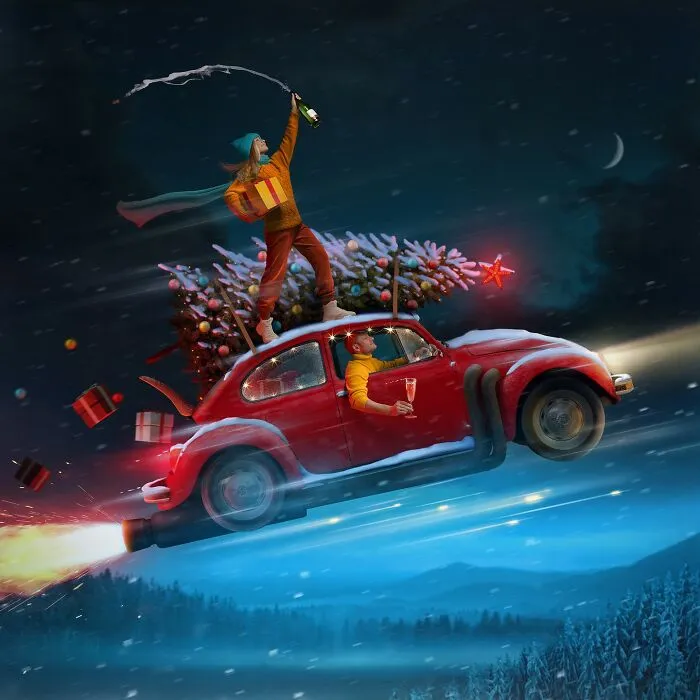 This Artist Uses His Photoshop Skills To Place Himself Into Surreal Worlds (26 New Pics)