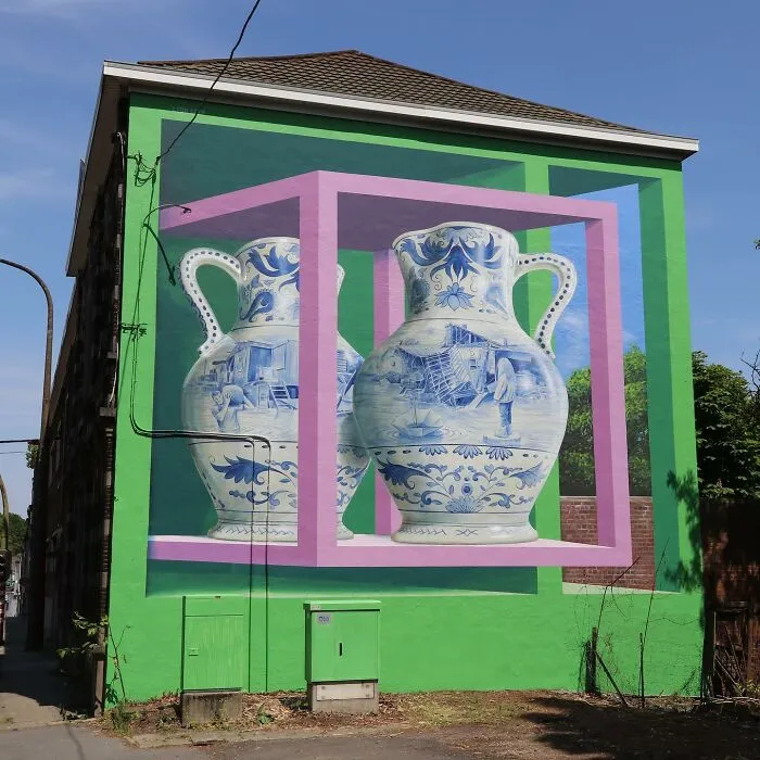 35 Captivating 3D Murals By This Dutch Artist Infused With Hidden Messages