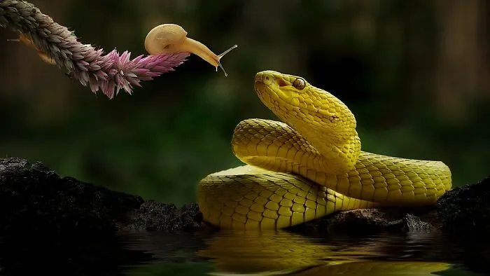 Este fotógrafo toma hermosas imágenes en primer plano de animales de sangre fría ocupándose de sus asuntos (30 fotos)