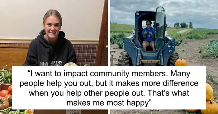 Teen Noticed Local Charities Don’t Have Fresh Produce, Grows Over 7000 Pounds Of It