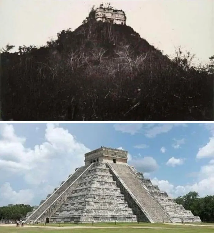 Chichen Lzta 1892 And Now