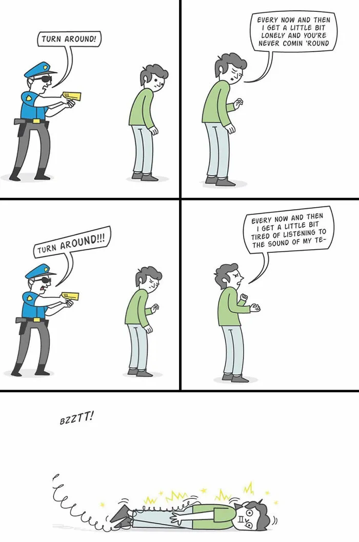 This Artist Illustrates About Funny Situations Through His  Absurd Comics
