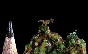 I Am A Microsculptor And Here Are My 11 Tiny Sculptures Of Dinosaurs