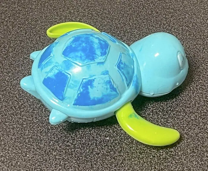 Bath Toy's Paint Rubbed Off In The Water. Now The Bathtub, Bath Water, And My Son All Are Blue
