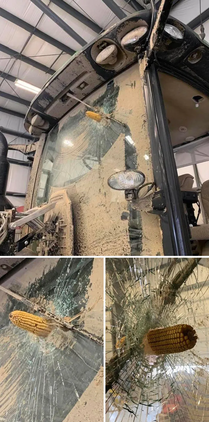 A Machine Came Through My Local John Deere For Repairs From The Tornado In Kentucky