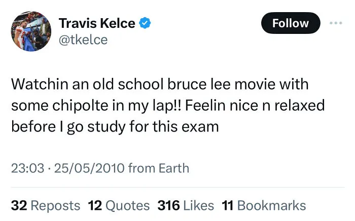 Travis Kelce - The King Of Unproblematic Old Tweets, Here Are 24 Of The Ones Taylor Swift Fans Found
