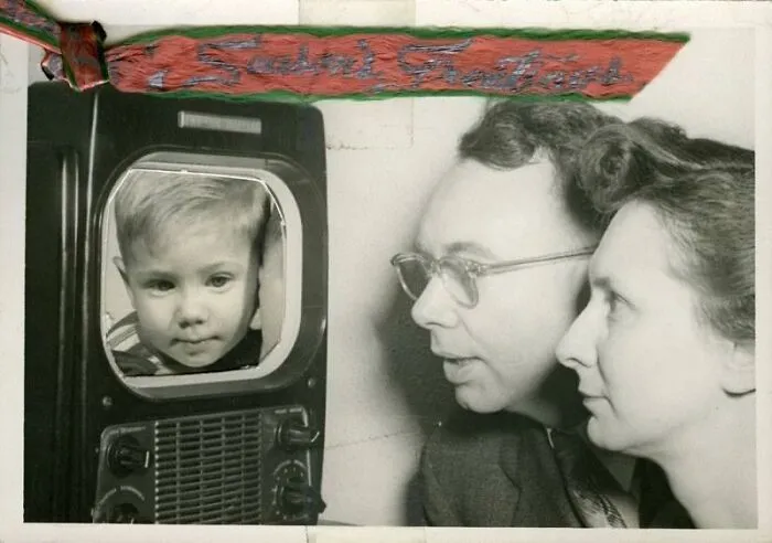 Love The Existing Ribbon On This Card, And Another TV Theme, 1950s