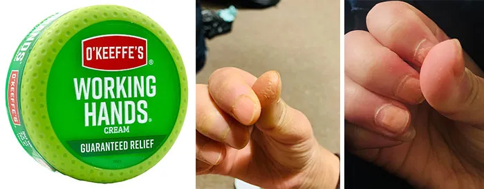 O'Keeffe's Working Hands Hand Cream: A hypoallergenic dry hand repair cream perfect for treating and relieving extremely dry, cracked hands while locking in moisture for guaranteed relief.