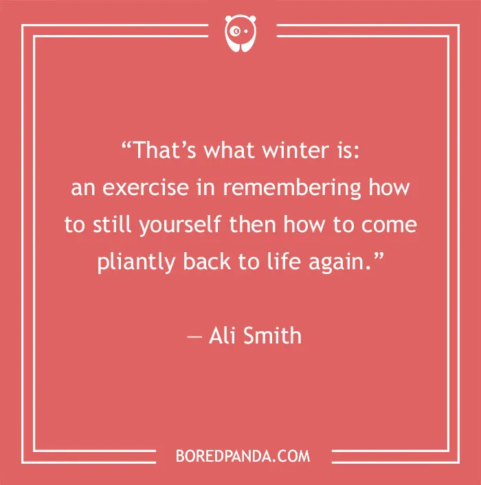 Quote about winter