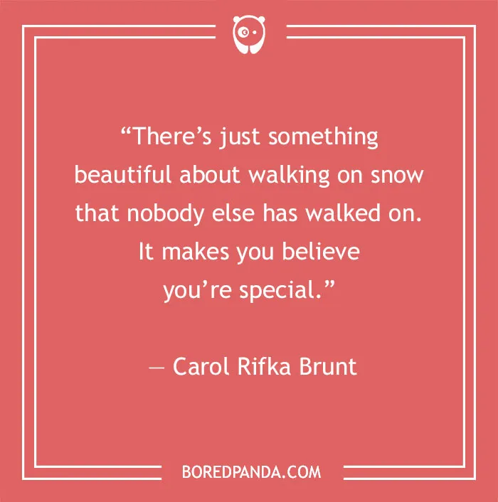 Quote about winter