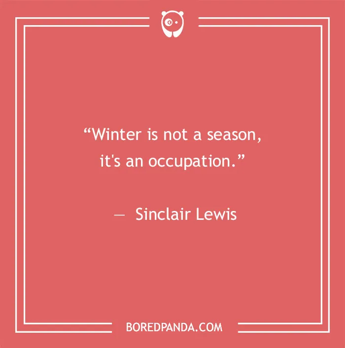 Quote about winter