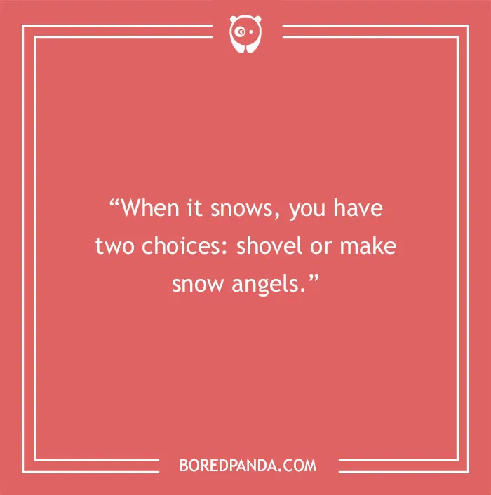 Quote about winter