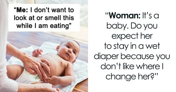 Mom Wants To Treat Restaurant Table As A Diaper Changing Station, Disgusted Customer Retaliates