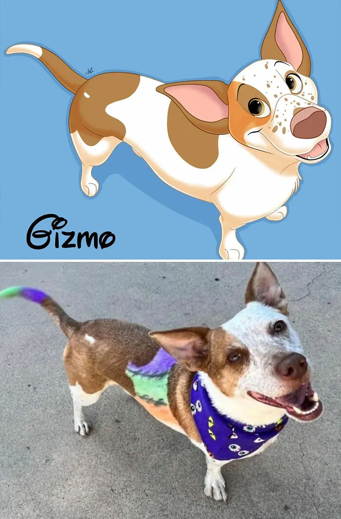 Artist Creates Cute Pet Portraits That Turn Them Into Disney Movie Characters (22 New Pics)