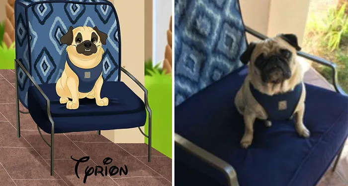 Artist Creates Cute Pet Portraits That Turn Them Into Disney Movie Characters (22 New Pics)