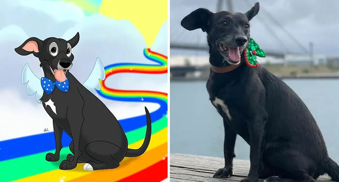 Artist Creates Cute Pet Portraits That Turn Them Into Disney Movie Characters (22 New Pics)