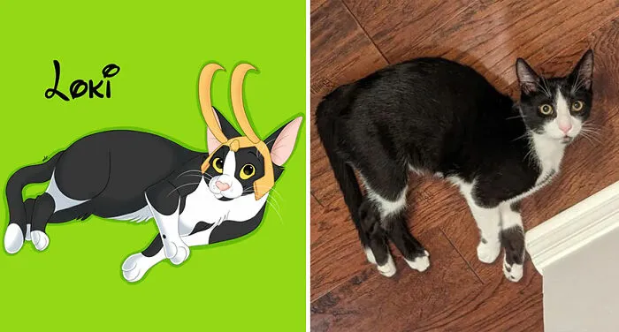Artist Creates Cute Pet Portraits That Turn Them Into Disney Movie Characters (22 New Pics)