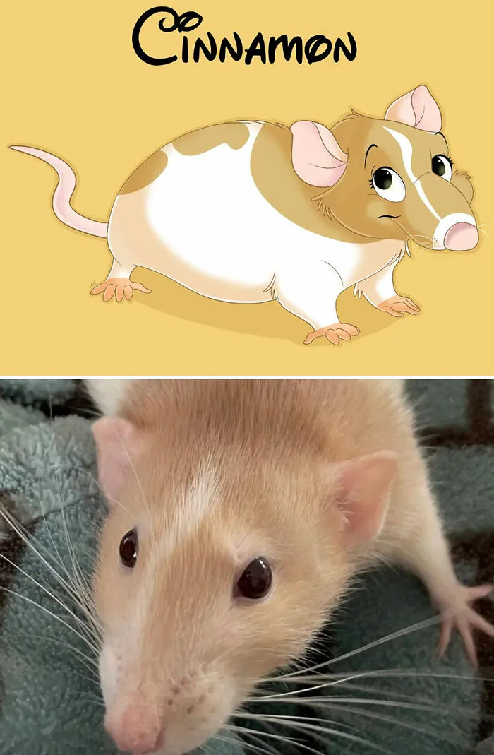 Artist Creates Cute Pet Portraits That Turn Them Into Disney Movie Characters (22 New Pics)