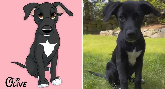 Artist Creates Cute Pet Portraits That Turn Them Into Disney Movie Characters (22 New Pics)