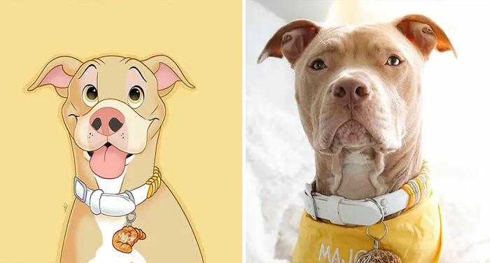 Artist Creates Cute Pet Portraits That Turn Them Into Disney Movie Characters (22 New Pics)