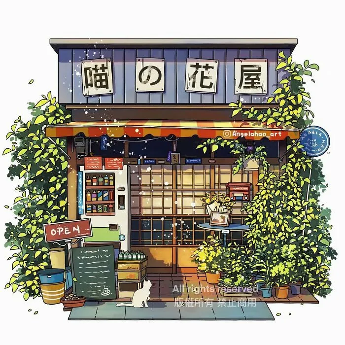 Google Street Views Of Japanese Houses Inspired This Artist To Illustrate Them (22 New Pics)