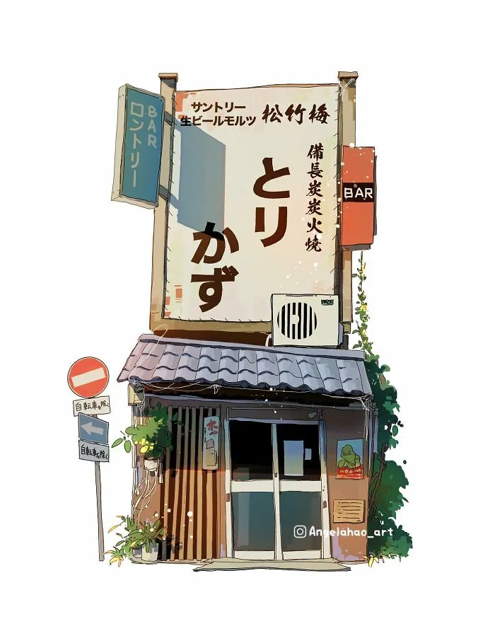 Google Street Views Of Japanese Houses Inspired This Artist To Illustrate Them (22 New Pics)