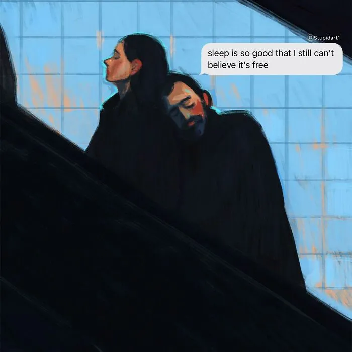 Artist Gives Paintings A Playful Voice By Adding Deep And Funny Captions (28 New Pics)
