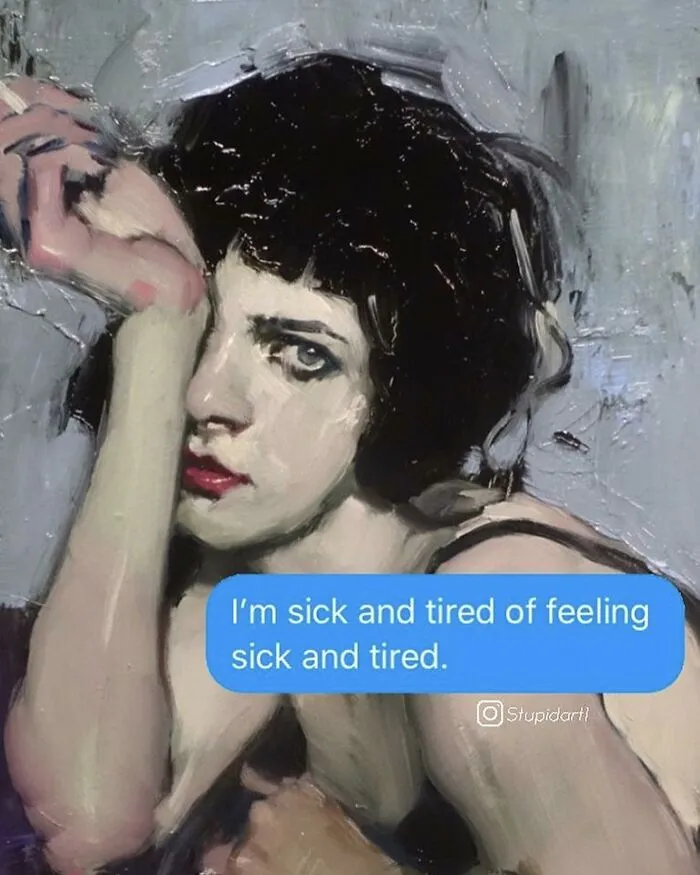 Artist Gives Paintings A Playful Voice By Adding Deep And Funny Captions (28 New Pics)