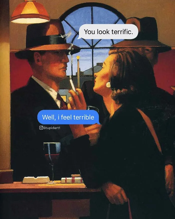 Artist Gives Paintings A Playful Voice By Adding Deep And Funny Captions (28 New Pics)