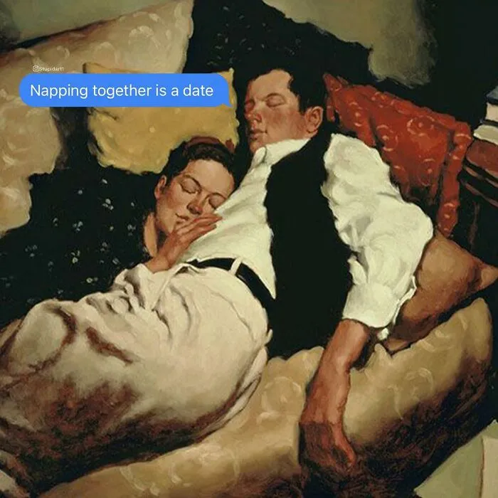 Artist Gives Paintings A Playful Voice By Adding Deep And Funny Captions (28 New Pics)