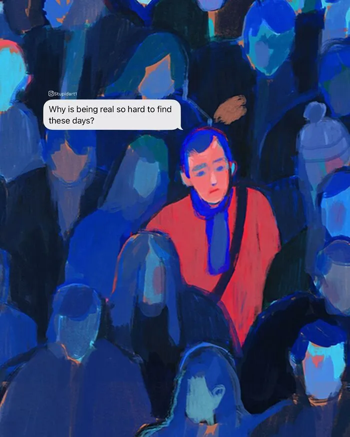 Artist Gives Paintings A Playful Voice By Adding Deep And Funny Captions (28 New Pics)