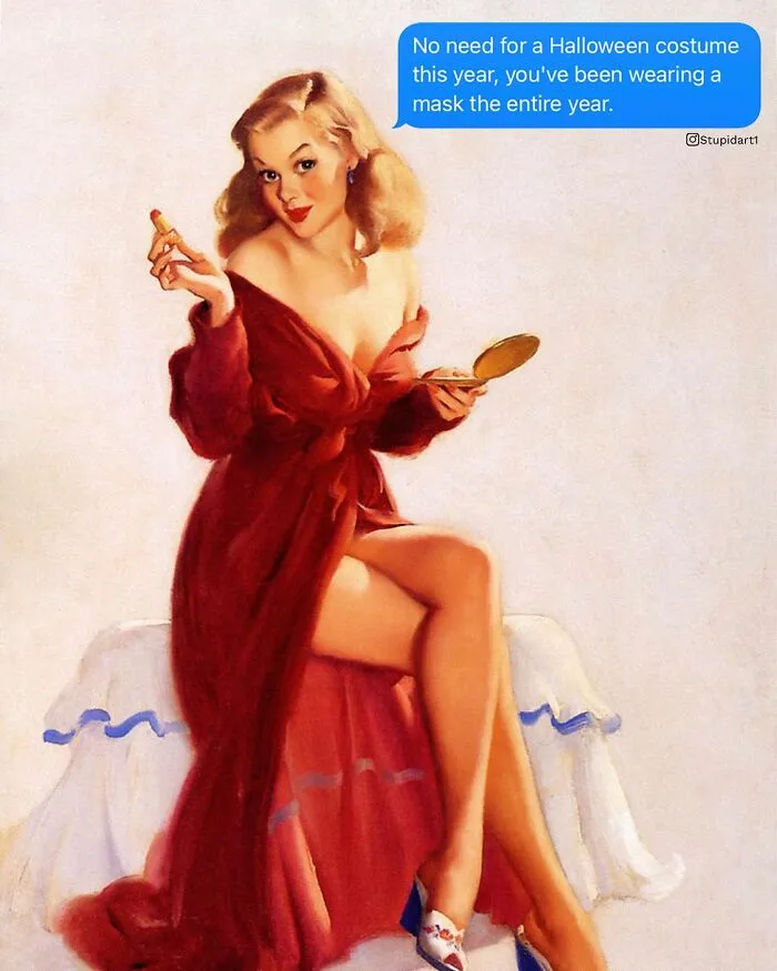 Artist Gives Paintings A Playful Voice By Adding Deep And Funny Captions (28 New Pics)