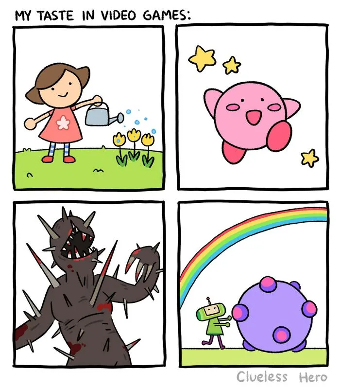Gamer Humor: 35 Comics About A “Clueless Hero” Created By These Two Artists (New Pics)