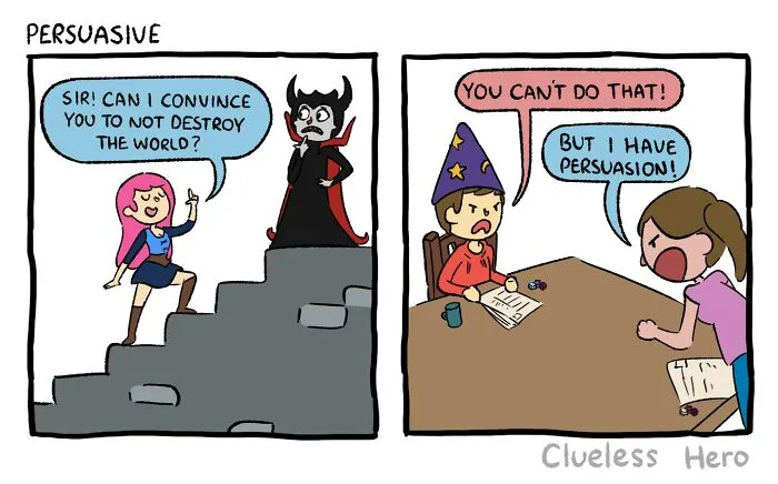 Gamer Humor: 35 Comics About A “Clueless Hero” Created By These Two Artists (New Pics)