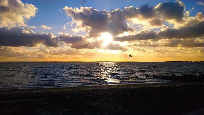 Autumn Sea And Sky