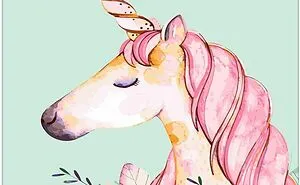 I Painted This Floral Unicorn Using The Paint By Numbers Method