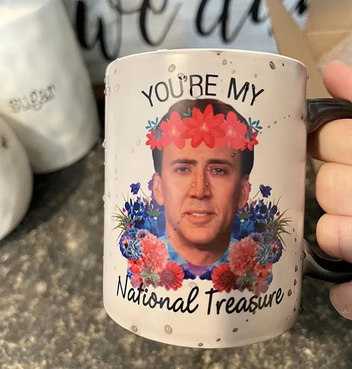 Start Your Day With A Coffee Concoction Of Fun And Surprise With <a Style="Display:inline;" Href="Https://Www.amazon.com/Dp/B07ph474wp?ascsubtag=6110773%2c6%2c46%2cd%2c0%2c0%2c0%2c0%3a0%2c17518790%2c0%2c0&dchild=1&keywords=weird%252bgifts&qid=1606509889&sr=8-5%252c0%2c0&linkcode=ll1&tag=bpjaguar-20&linkid=1b7e4badecdf4caf9f2621e7f2c0ee9e&language=en_us&ref_=as_li_ss_tl" Target="_blank"> <span Style="Font:inherit;color:#d74b1f;"> You're My National Treasure Morphing Coffee Mug  </Span> - Cage Your Caffeine Craving In Style