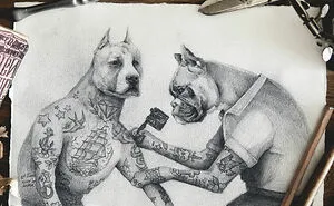 I Illustrated Animals In The Style Of Vintage Human Portraits (26 Pics)