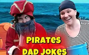 Two Pirates Exchange Dad Jokes And Puns While Revealing Their Treasure