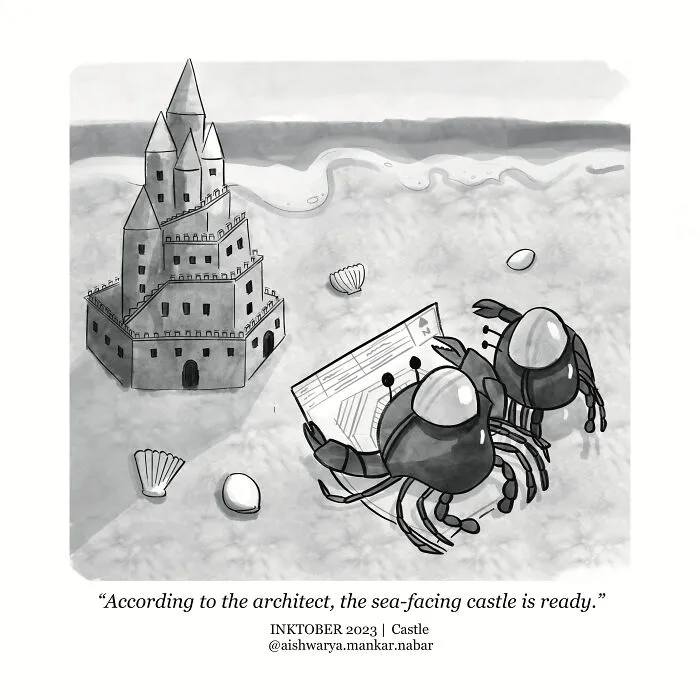 Inktober 2023 Day 14 | Castle