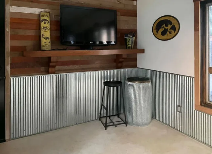 Metal Wainscoting