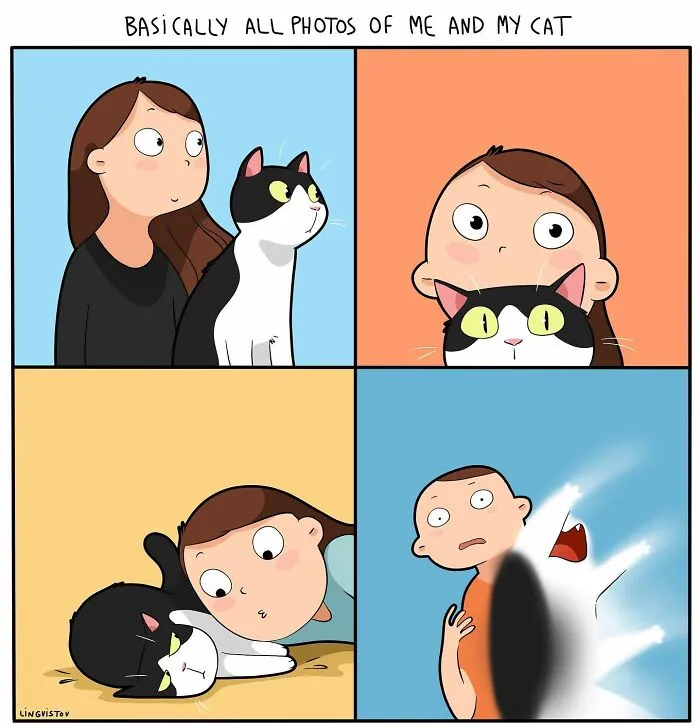 Artist Illustrates What It's Like To Live With A Cat (30 New Pics)