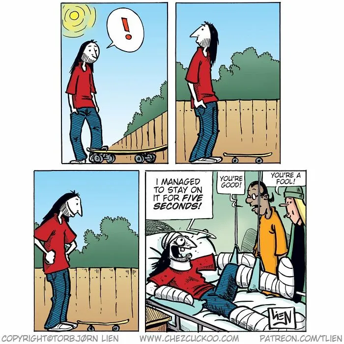 Everyday Screw-Ups Captured In 25 Hilarious Comics By Norwegian Artist Torbjørn Lien (New Pics)