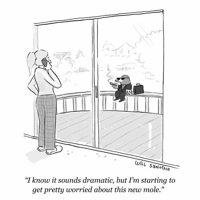 30 Hilariously Creative Short Cartoons Filled With Absurd Situations, By Will Santino (New Pics)