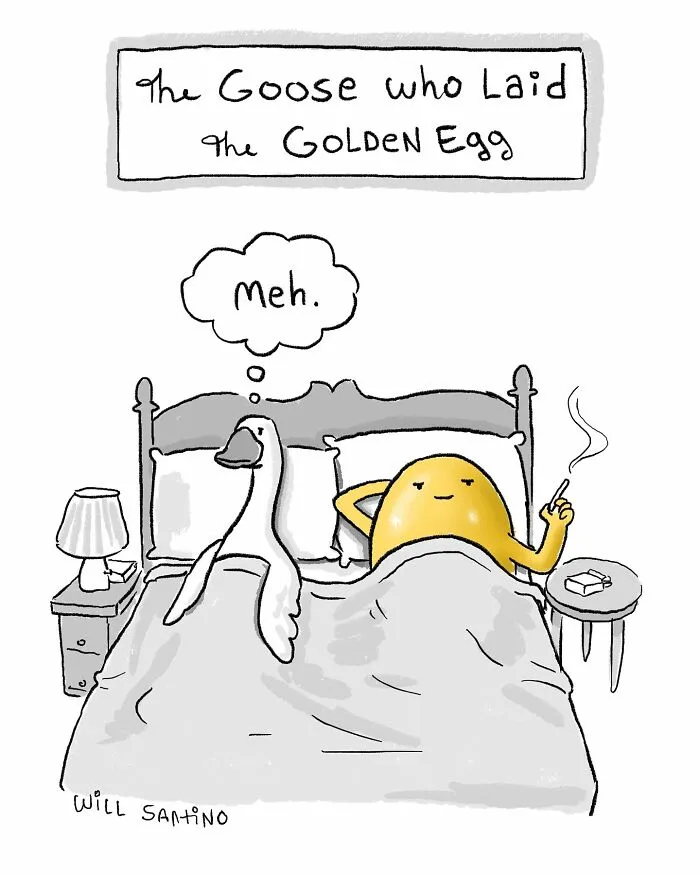 30 Hilariously Creative Short Cartoons Filled With Absurd Situations, By Will Santino (New Pics)