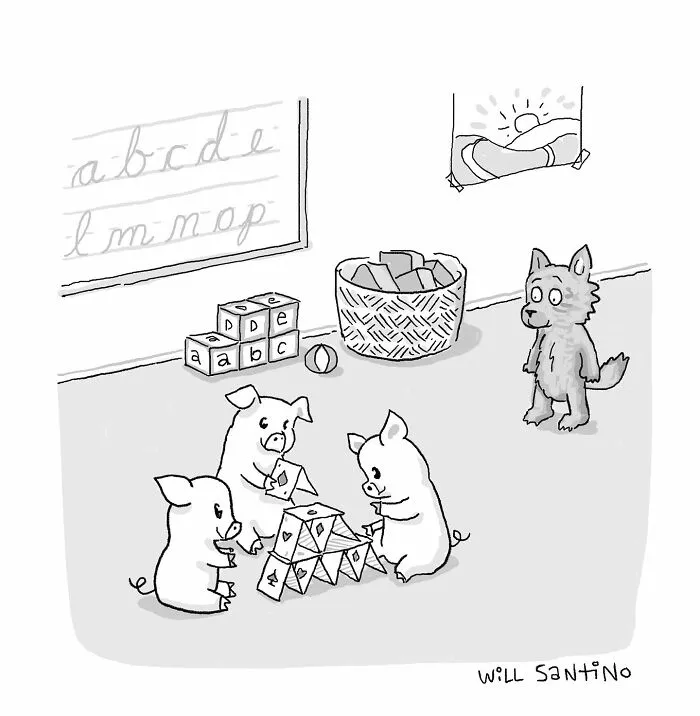 30 Hilariously Creative Short Cartoons Filled With Absurd Situations, By Will Santino (New Pics)